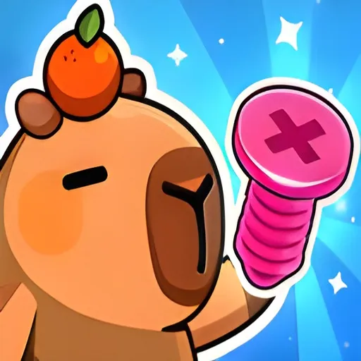 Capybara Screw Jam gameplay